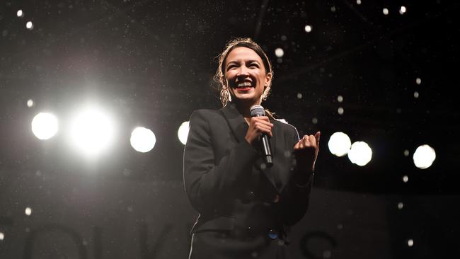 Alexandria Ocasio-Cortez in Copenhagen last week. Picture: AFP