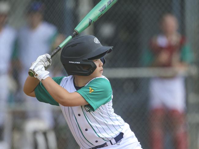 Met East V Met North in the 12-14 years QLD School Sport Baseball Championships. Picture:Glenn Campbell