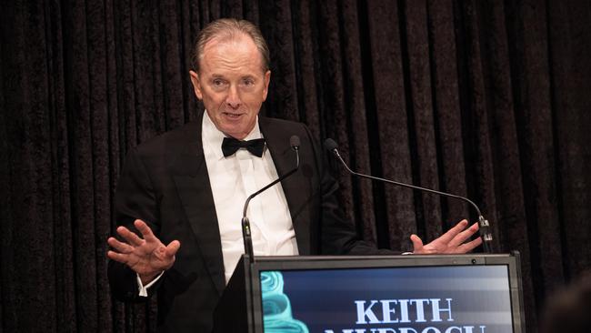 James Gorman discussed how to make banks safer at the Keith Murdoch Oration at State Library Victoria. Picture: Jason Edwards