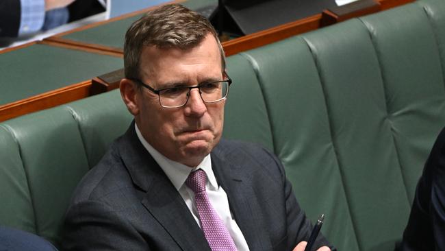 Alan Tudge sats online trolls targeting his ­children were a major factor in his decision to quit. Picture: AAP