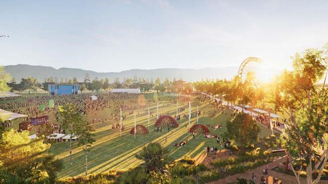 Greenheart will be a sprawling 241-hectare space between Robina and Merrimac, featuring vast open spaces, beautiful natural and cultural landscapes, an event quarter, recreational and educational precincts, and large scale sports facilities. Photo: Supplied