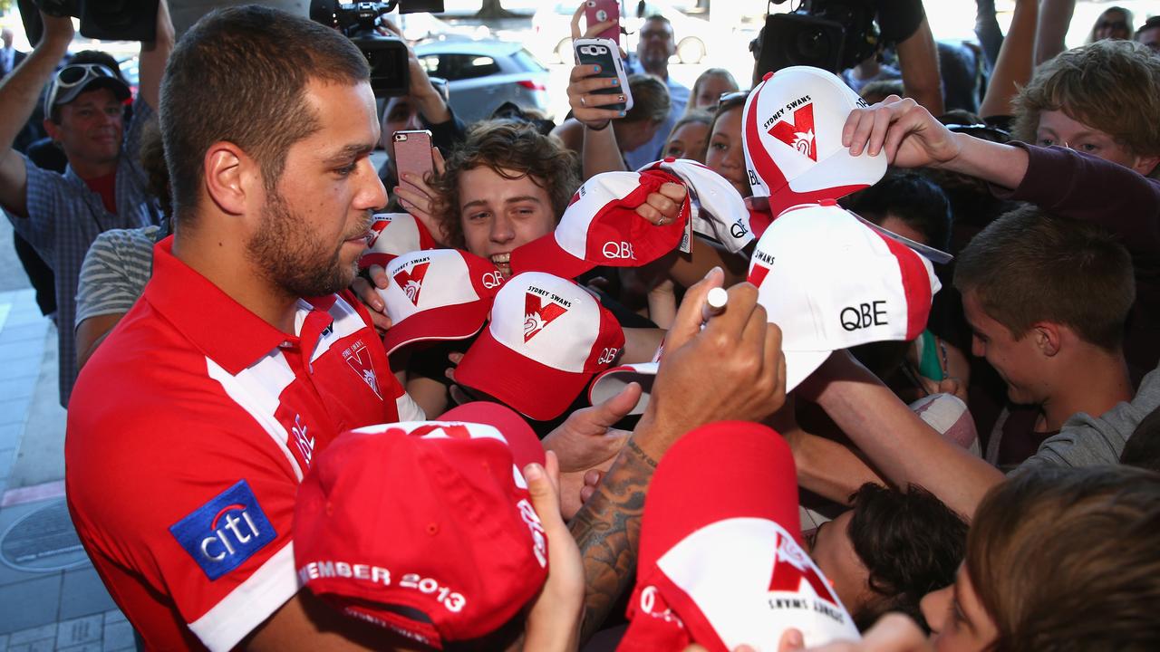 From Day 1, Lance Franklin has been a hit for the Sydney Swans. Picture: Ryan Pierse