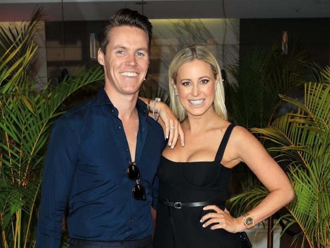 Oliver Curtis and Roxy Jacenko. Picture: Christian Gilles