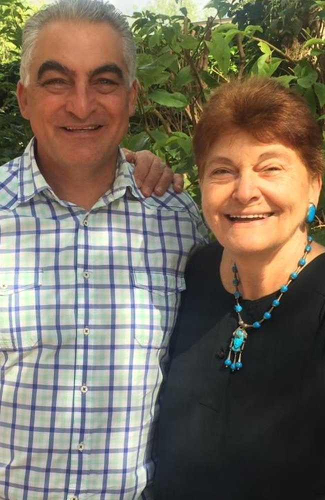 Sunshine Coast councillor Joe Natoli and his mother Romilda.