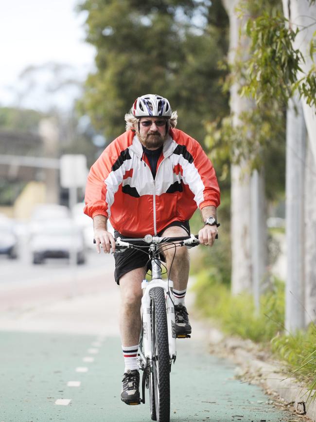 Cyclist Russ Webber is calling for increased police enforcement of the rules.