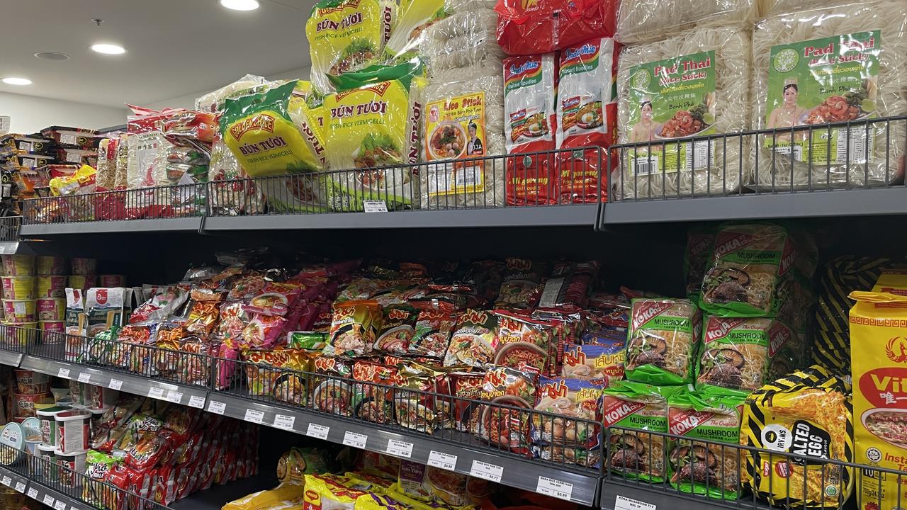 A wide selection of Asian products are available at Big Asia Supermarket at the Willows Shopping Centre. Picture: Leighton Smith.