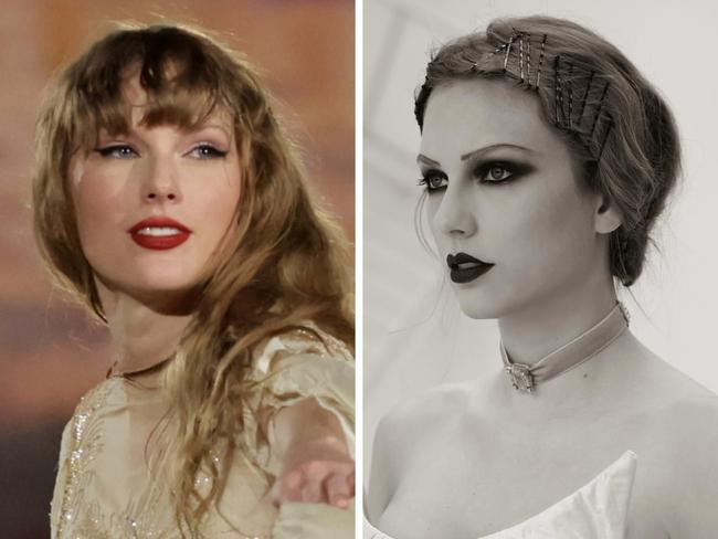 Taylor Swift for The Tortured Poets Department.