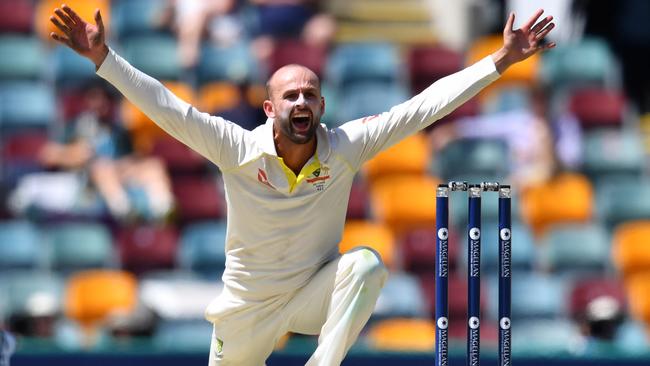 Nathan Lyon has found himself firmly in the crosshairs of the Barmy Army’s sights.