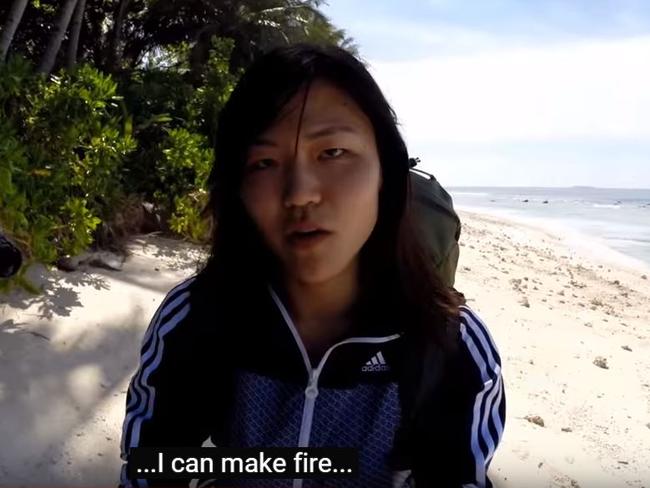 Hori learned how to make a fire, catch fish and break open coconuts.