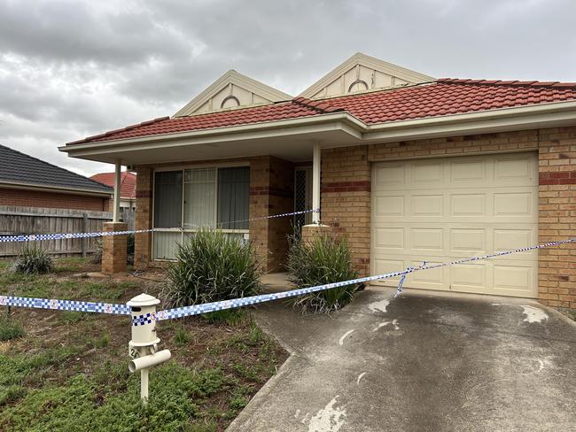 The Werribee home where Mr Magee was found dead. Picture: Erin Constable