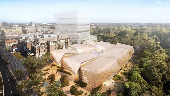 Images of the final plans for the Aboriginal Arts and Cultures Centre at Lot Fourteen, unveiled in August last year. Picture: Diller Scofidio + Renfro and Woods Bagot