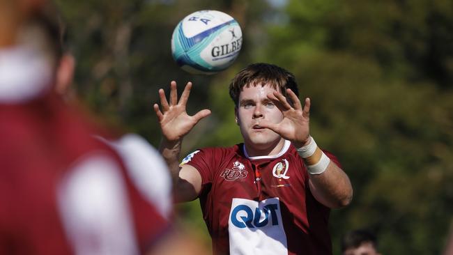 Oliver Barrett pictured playing for the Reds under-18s late last year.