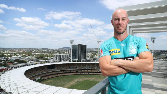 Brisbane Heat captain Chris Lynn wants to let his bat do the talking against the Adelaide Strikers. Picture: Liam Kidston.