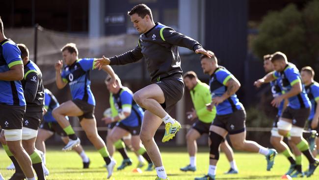 Ireland have recalled Johnny Sexton into five-eighth for the second Test against the Wallabies at AAMI Park. Picture: AFP