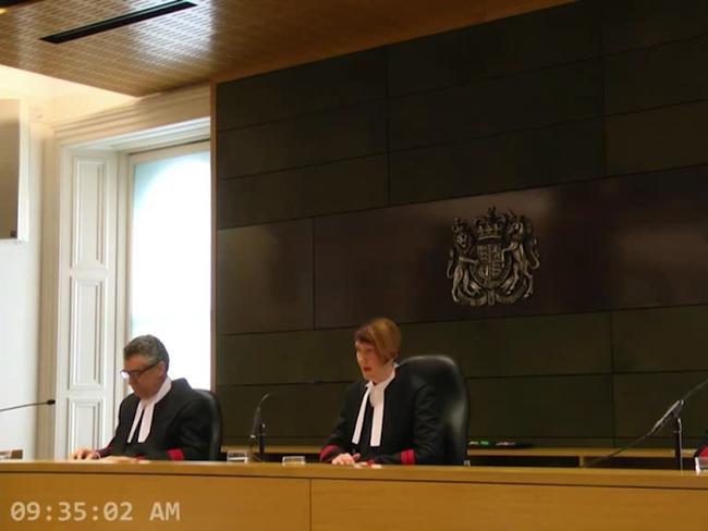 21/08/2019: George Pell has lost his appeal. The judges deliver the verdict, L-R, President of the Court of Appeal Justice Chris Maxwell, Chief Justice Anne Ferguson and Justice Mark Weinberg.