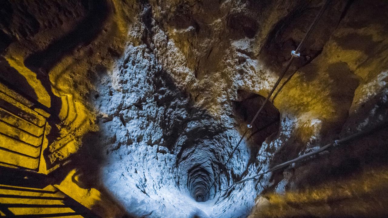 The city was also equipped with a ventilation system that supplied its residents with fresh air and water. (Photo by AFP)