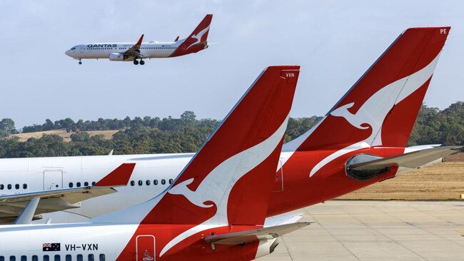 MELBOURNE, AUSTRALIA - NewsWire Photos MARCH 8, 2023. generic stock images of qantas aircraft at Melbourne Airport Picture: NCA NewsWire / David Geraghty