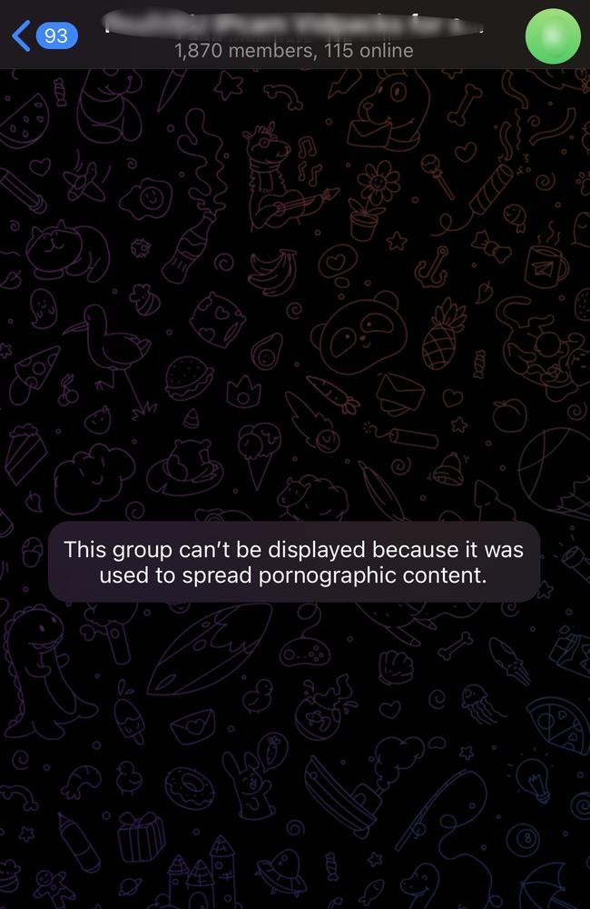 An account created on Telegram by the new distributor was quickly shut down.