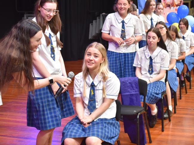 Year 12 students at Loreto College 'Rocked the Chop' for the Cancer Council's Ponytail Project.