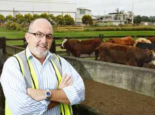 JBS Swift director John Berry is hoping the Federal Government will match the company’s investment in reducing emissions at the Dinmore abattoir facility.