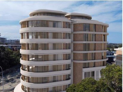 An artist's impression of the proposed extension of Dee Why RSL's Oceangrove seniors living complex on Pittwater Rd, Dee Why.