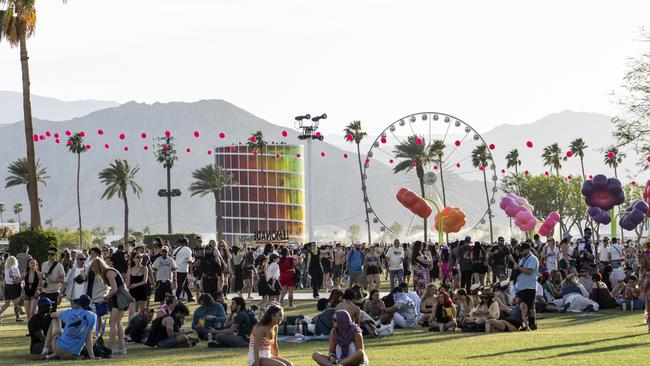 Festivalgoers at the Coachella Valley Music and Arts Festival. Picture: Amy Harris/Invision/AP