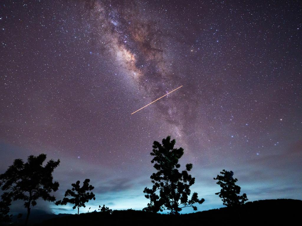 The Milky Way during the Eta Aquarids meteor shower as seen in Ratnapura, Sri Lanka on May 5, 2024. Photo by Thilina Kaluthotage/NurPhoto via Getty Images