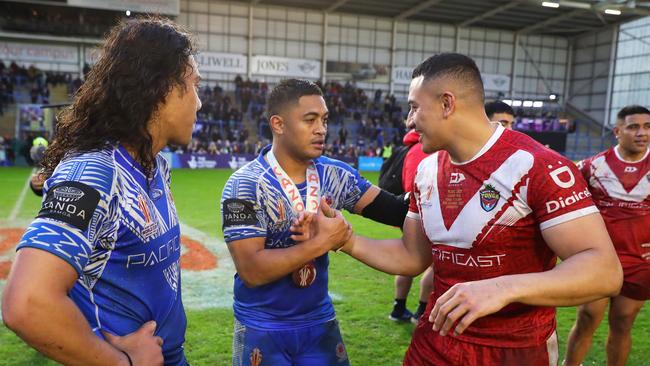 Siosiua Taukeiaho is grateful for a second chance after he feared his NRL career was over. Picture: Alex Livesey/Getty Images for RLWC