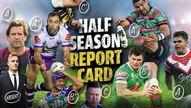 Top marks for Souths and Storm in Paul Crawley’s NRL mid-season report card.