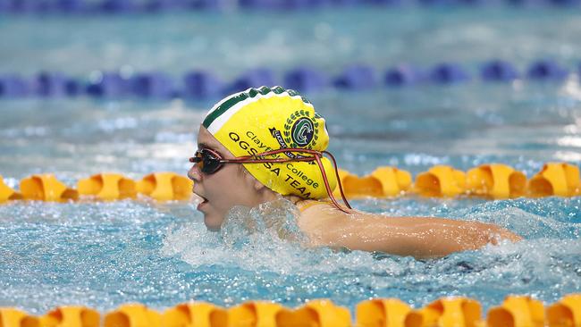 The QGSSA swimming championships at the Sleeman Sports Complex, Brisbane 28th February 2024. (Image/Josh Woning)