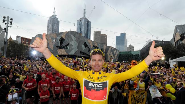 And he returned to Melbourne to a heroes welcome. Picture: Getty Images