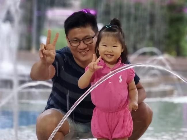 Property investor Colin Lee,  wife Rebecca and daughter Ava, 2, who owns seven investment properties worth $5m. NSW real estate.