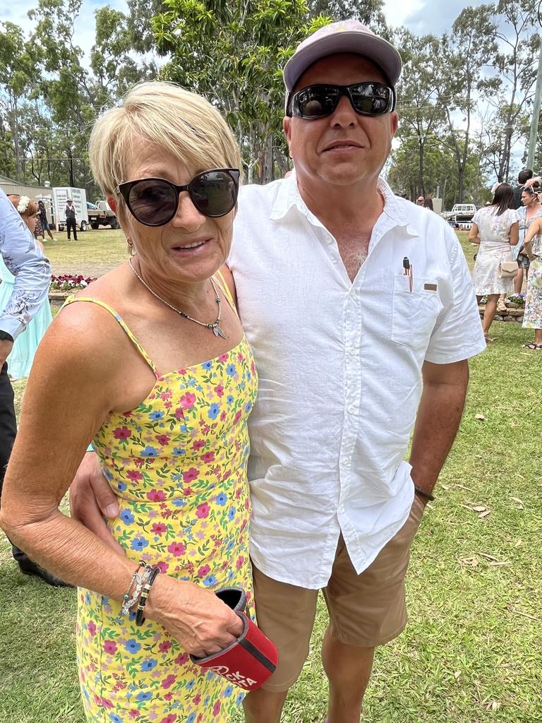 Steven and Leslie Muchow at the Torbanlea Picnic Races.