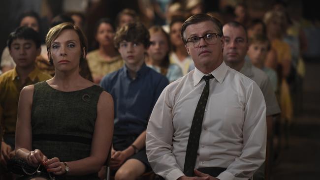 Toni Collette and Dan Wyllie in a scene from the Australian film Jasper Jones.