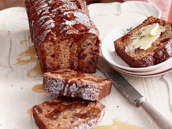 Walnut and date cake.