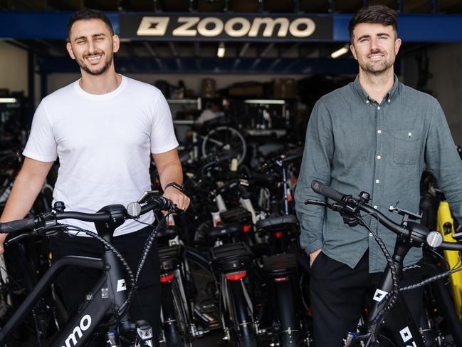 Zoomo co-founders Mina Nada & Michael Johnson. Source: Supplied.