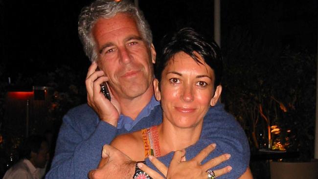 British socialite Ghislaine Maxwell and US financier Jeffrey Epstein.