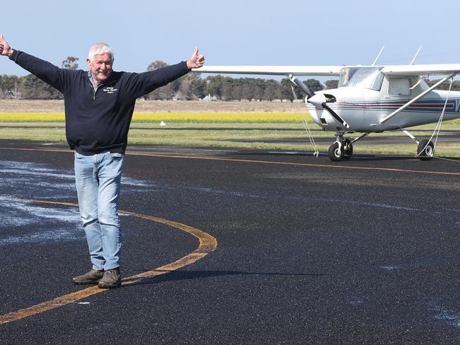 Gary Baum is selling the Lethbridge Airport after 34 years of ownership. Picture: Alison Wynd