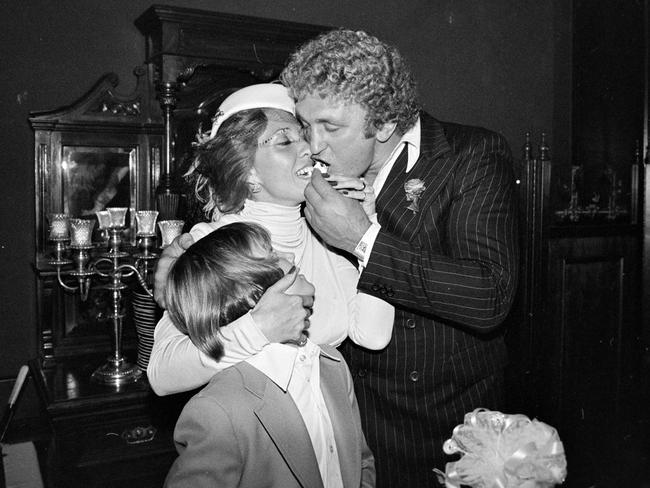 Boxer Joe Bugner on his wedding day to Marlene Carter in 1978. Picture: Paul Harris/Getty