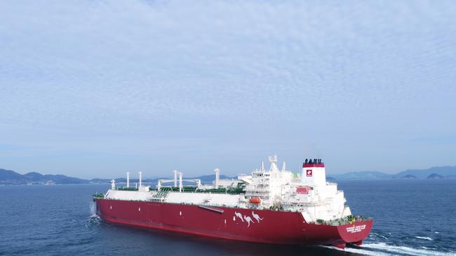 Woodside Energy LNG vessel. Picture: Supplied