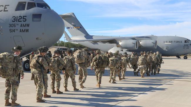 Texas-based Zimperium has won the contract to protect US armed forces personnel’s mobile devices from threats such as phishing, malware and network attacks. Picture: AFP/Capt. Robyn J. Haake/US Army