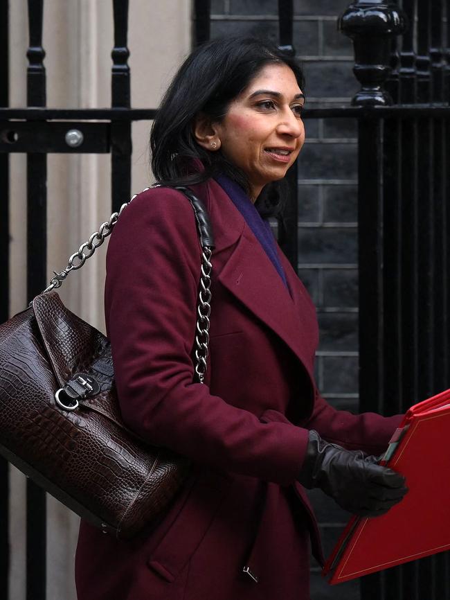 Britain's Home Secretary Suella Braverman