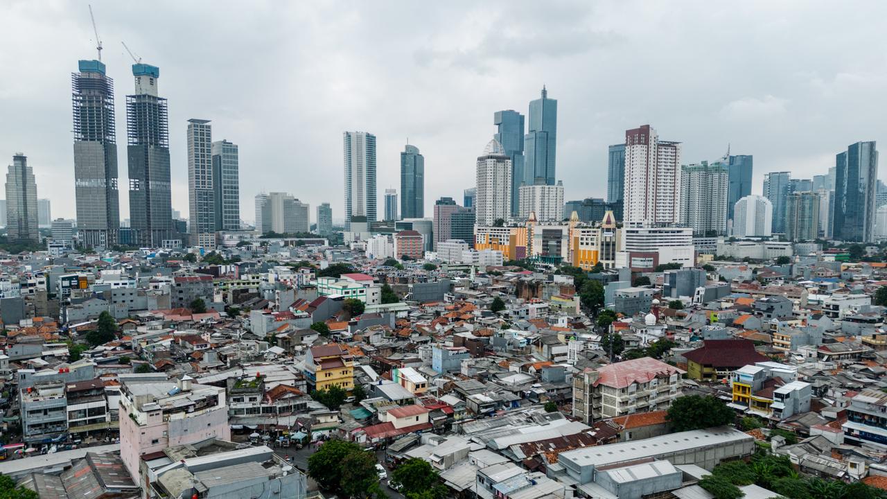 Jakarta is currently home to a staggering 11 million people. Picture: Garry Lotulung/NurPhoto via AFP