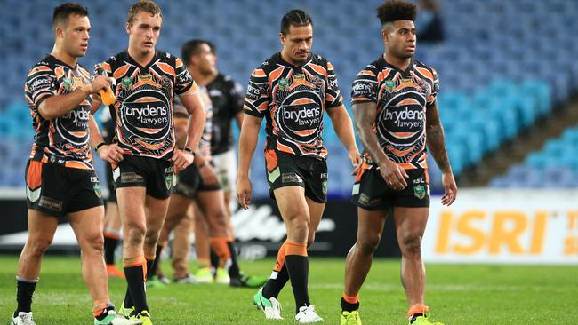 Wests Tigers have had a tough start to 2017. Picture: Mark Evans