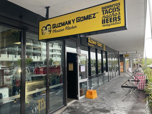 Guzman y Gomez has closed its Townsville CBD store at 10 Little Fletcher St. Picture: Leighton Smith.