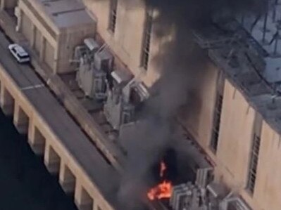 Dam explosion captured in terrifying video
