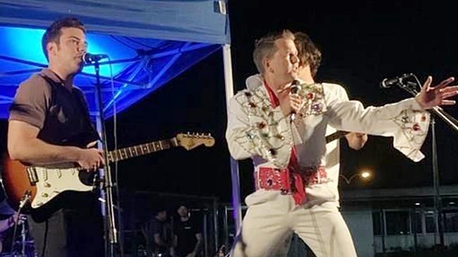 LNP member Jarrod Bleijie dressed as Elvis