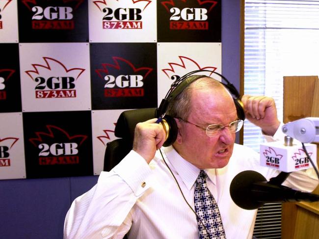 Broadcaster Alan Jones was massively popular in Sydney.