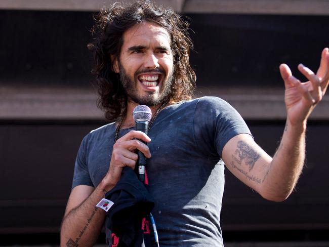 Russell Brand has denied the rape allegations against him. Picture: AFP