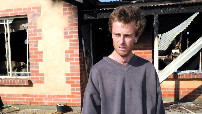 William Cluney helped his five children escape from the fire at their Murray Bridge home in 2010. Photo: File